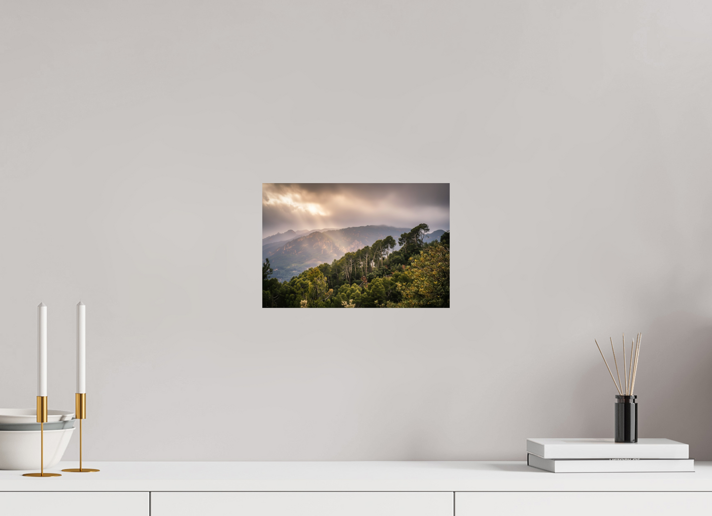 30 x 20 cm, Photo Print On Fuji Crystal DP II Mallorca Mountains