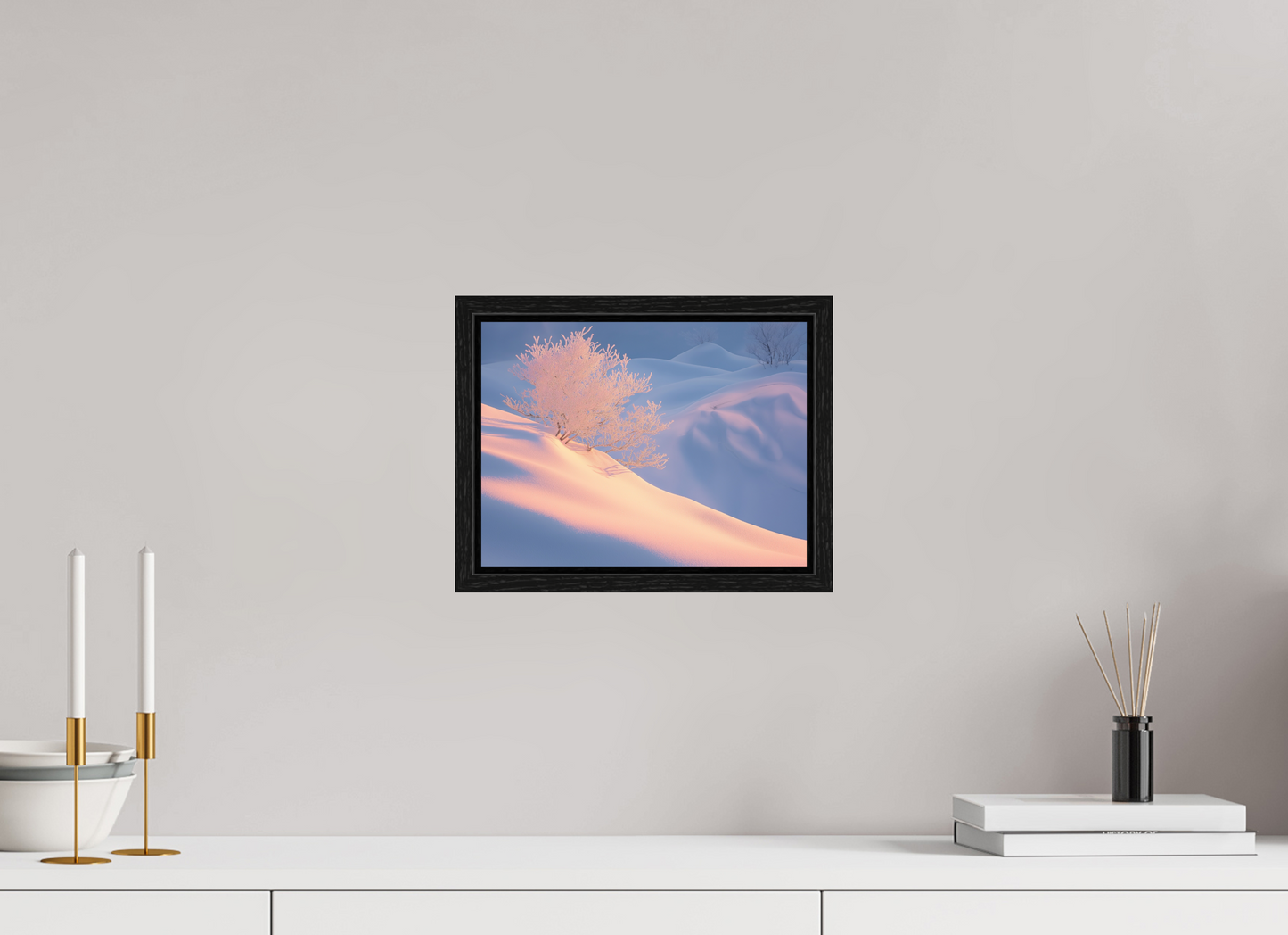 28 x 21 cm, Floater Frame Snow in My Soul #7 - Fine Art Photograph