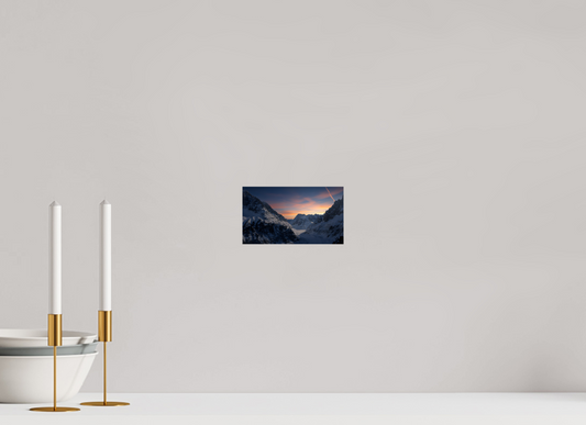 17,6 x 10 cm, Photo Print On Fuji Crystal DP II Chamonix