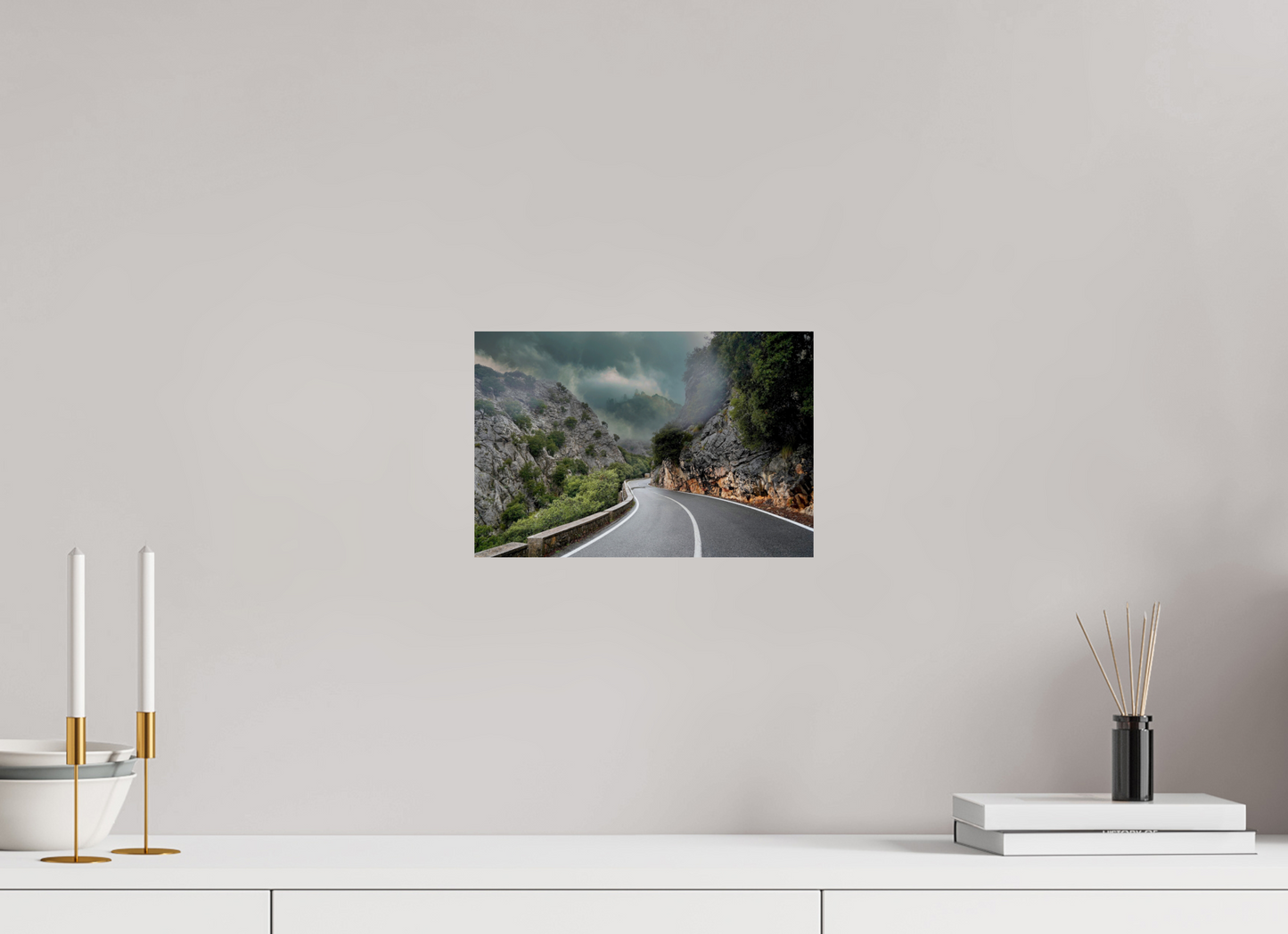 30 x 20 cm, Photo Print On Fuji Crystal DP II Tramuntana Road