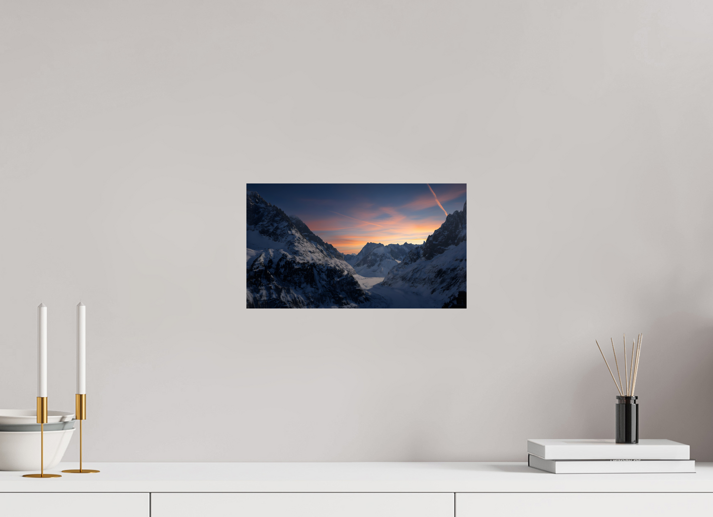 35,2 x 20 cm, Photo Print On Fuji Crystal DP II Chamonix