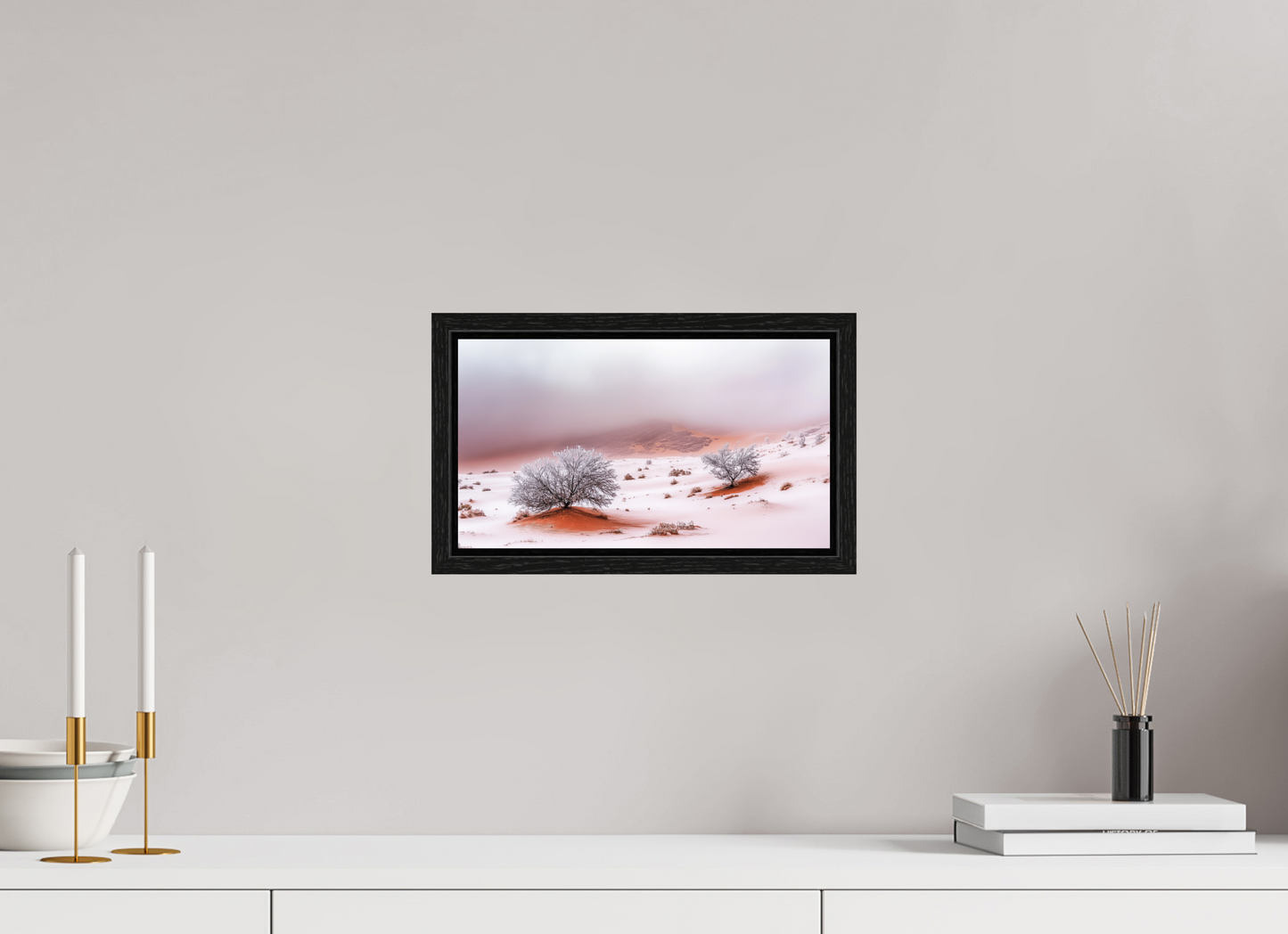 32 x 18 cm, Floater Frame Snow in My Soul #6 - Fine Art Photograph